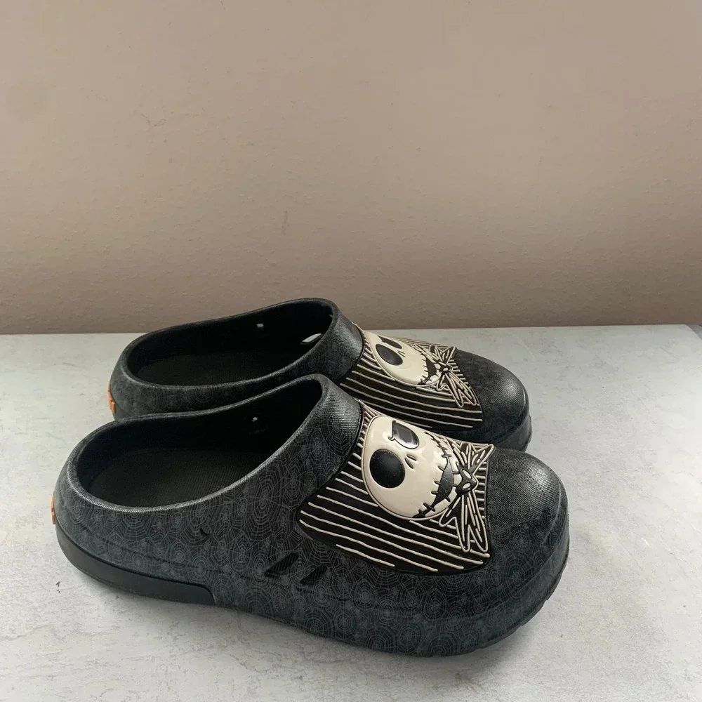Disney Nightmare Before Christmas Jack Skellington Clog Black Women 8 US 40.5 EU